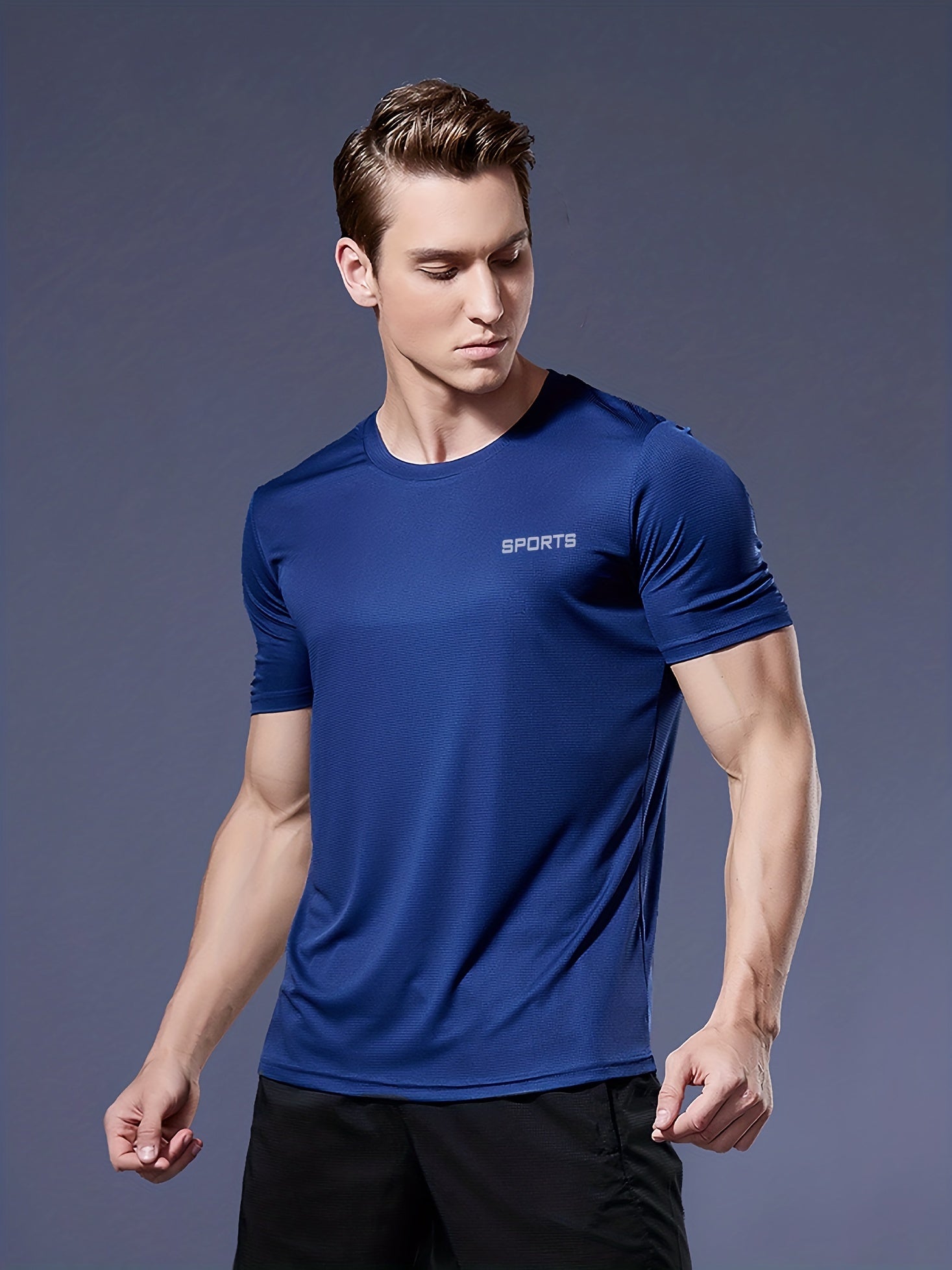 Men's Quick Dry Sport T Shirt Lightweight Top For Fitness Training