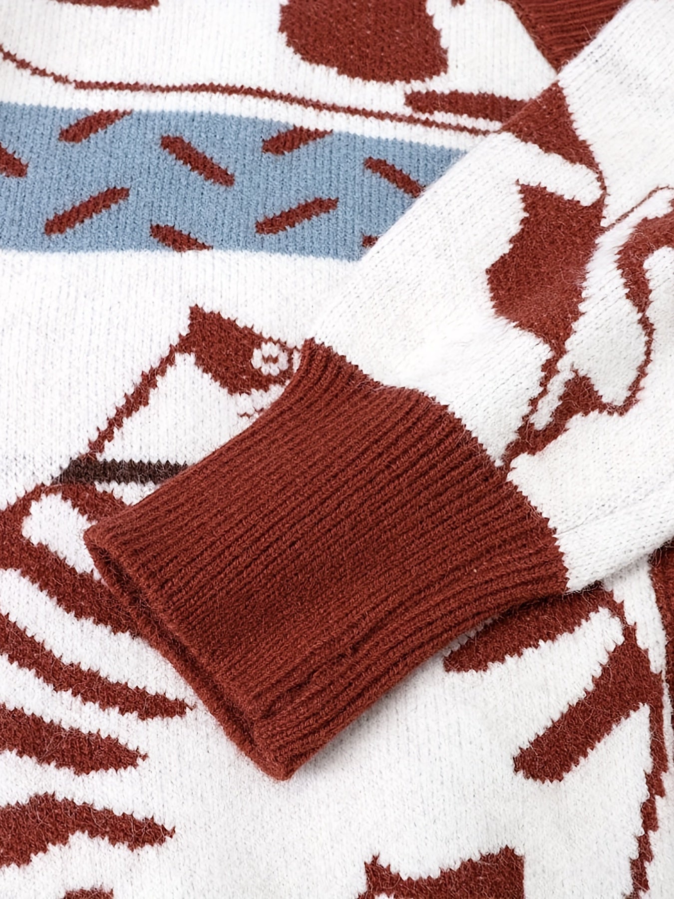  Cat Pattern Long Sleeve Cardigan