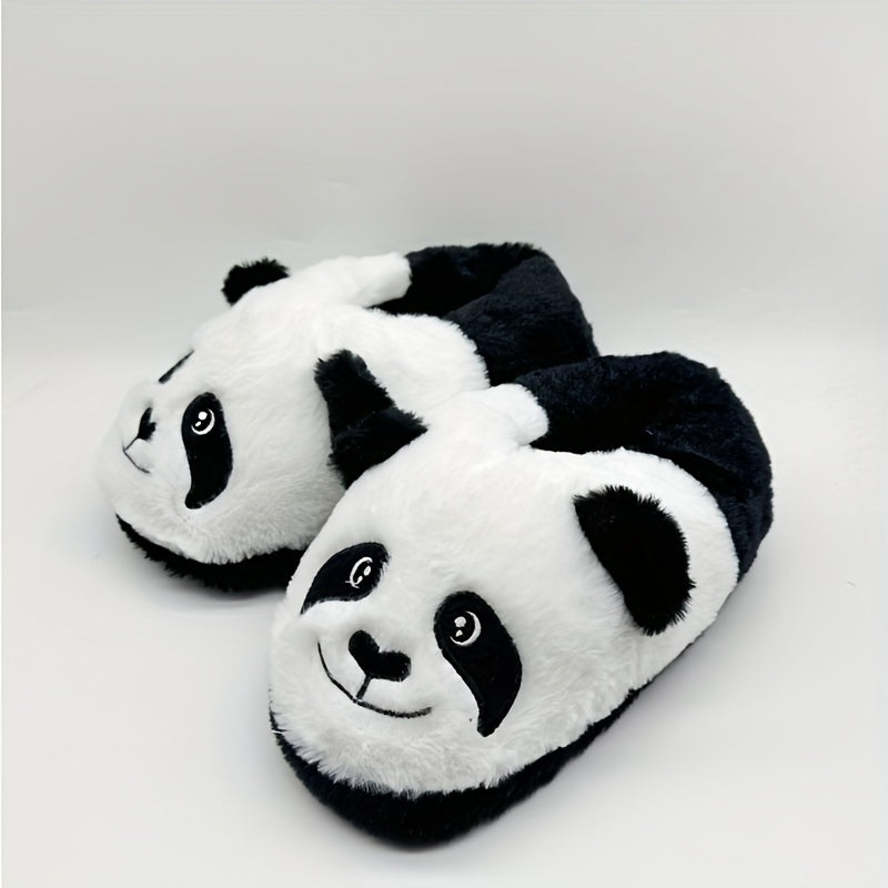 Boys Cartoon Panda House Shoes Non Slip Soft Bottom Walking Shoes