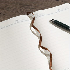 A4 Notebook 360 Pages Soft Faux Leather Horizontal Line Record Book