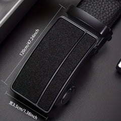 Men's Auto Buckle PU Leather Belt