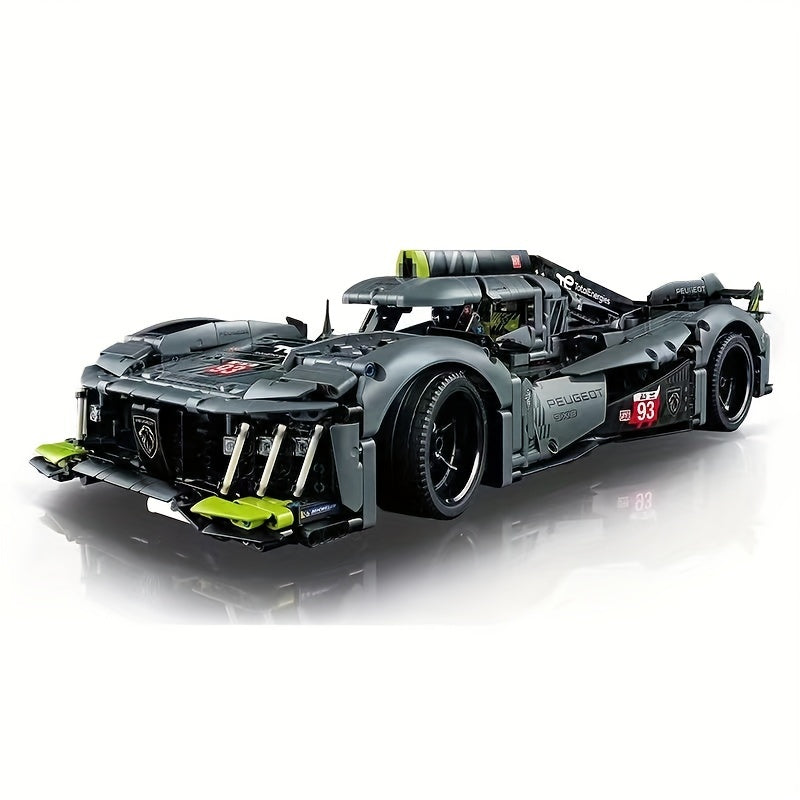 Gray Sports Car Building Blocks Gift