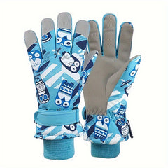 Winter Skiing Gloves Thickened Waterproof Windproof Gloves