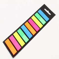 Fluorescence Colour Paper Memo Pad Sticky Notes Bookmark Marker