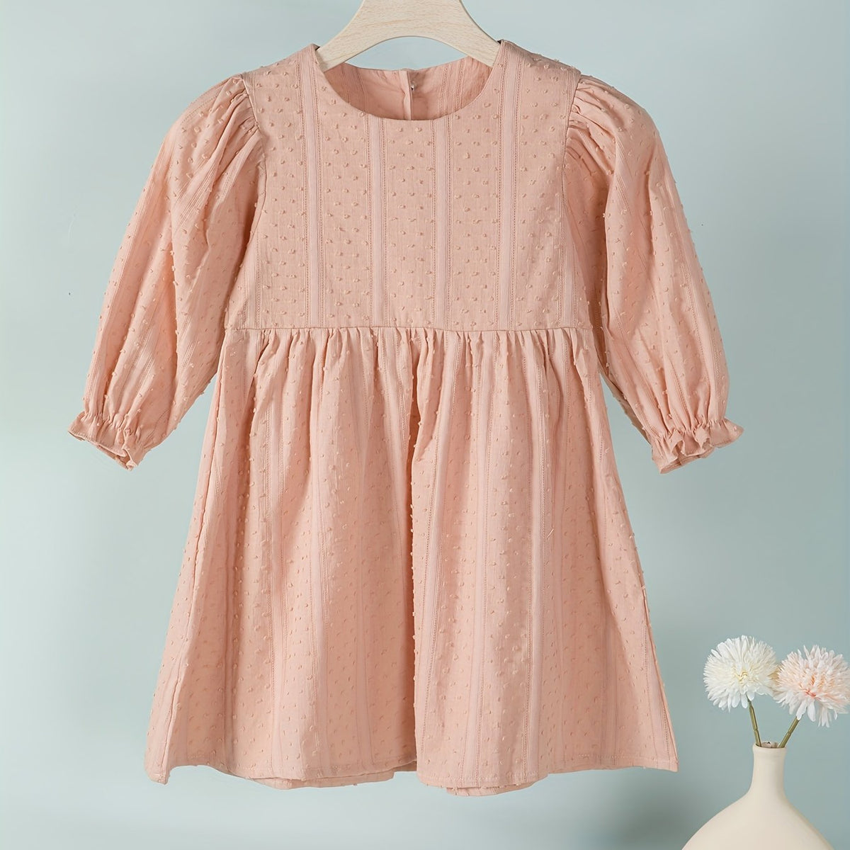 Cute Toddler Baby Girls Cotton Ruffle Dress