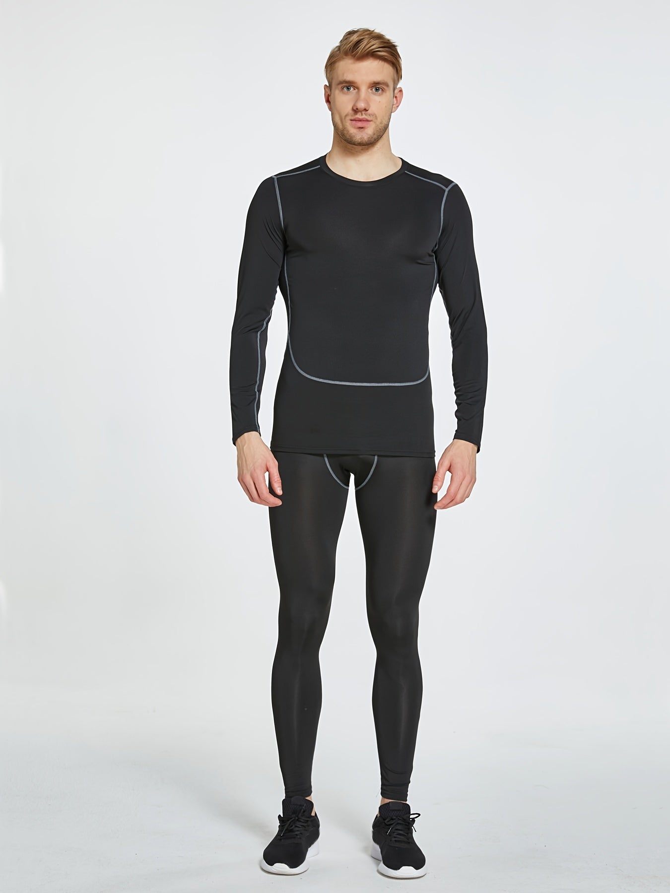 Men's Thermal Base Layer Set for Sports Stay Warm and Comfortable