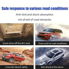 Car Snow Tire Chains 10PCS Universal Adjustable Emergency Portable Snow Chains