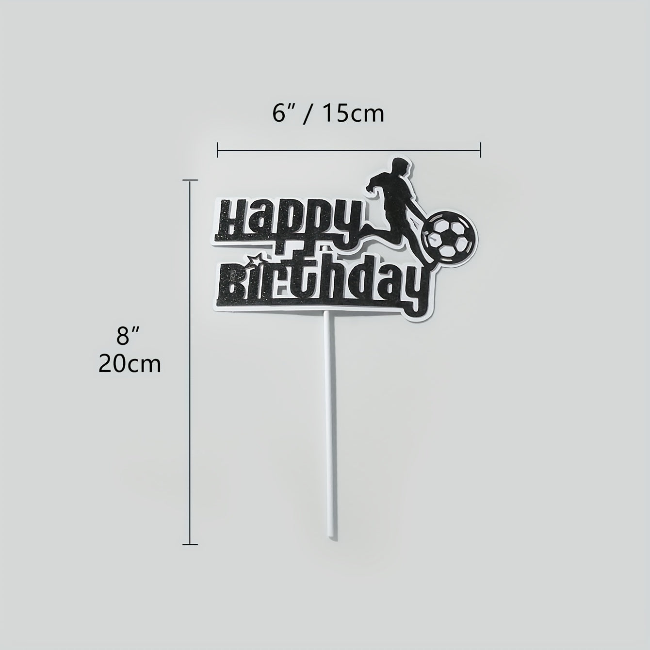 Football Birthday Cake Topper for Kids Bowl Party Decor