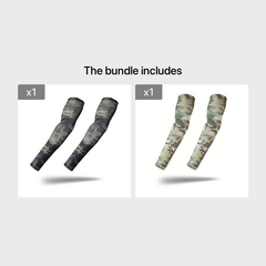 Camouflage Arm Guard Ice Sleeves Outdoor Cycling Arm Protection