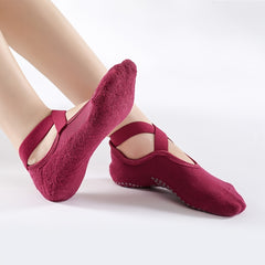 Professional Bandage Yoga Socks Non Slip Sport Sock Gym Workout Slipper