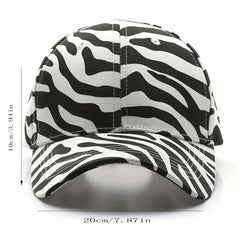 Leopard Print Baseball Cap Hip Hop Sun Hat Adjustable Unisex Couple Dad Hats