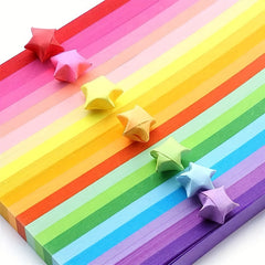 DIY Origami Star Paper Strips Crafting Kit - Make Your Own Lucky Stars