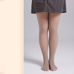 Plush Lined Tights High Waist Thermal Leggings Women's Stockings