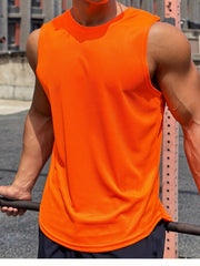 Men's Sleeveless Tank Tops Breathable Quick-Dry Sports Vest for Summer