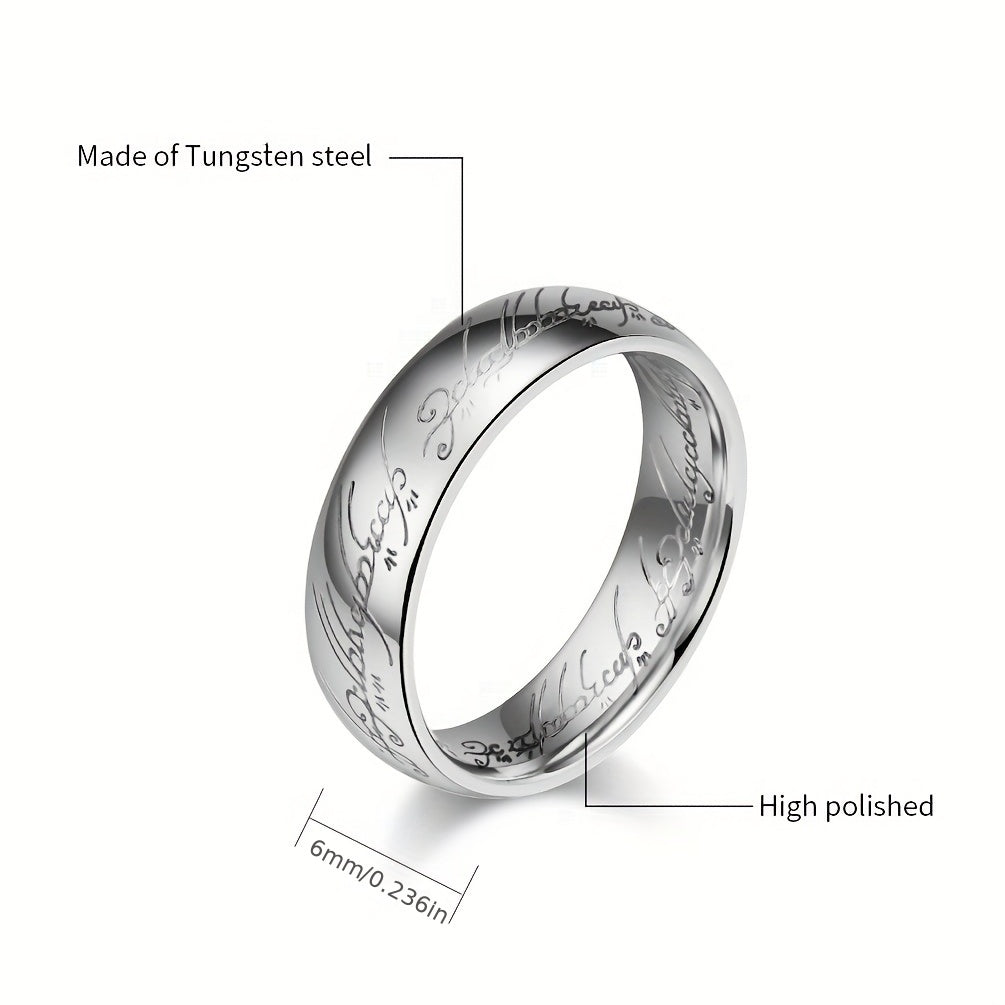 Stainless Steel Ring For Men Women Lord Of The Ring Jewelry