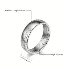 Stainless Steel Ring For Men Women Lord Of The Ring Jewelry