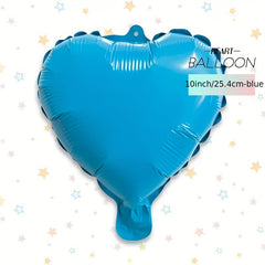 6pcs 25.4cm Love Macaron Aluminum Balloons - Birthday Party Decoration