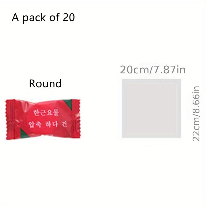 20pcs Compression Travel Disposable Towel Wet Wipes Pack