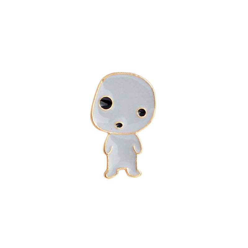 Ghost Devil Cup Brooch Punk Coffee Cup Cartoon Brooch Pin