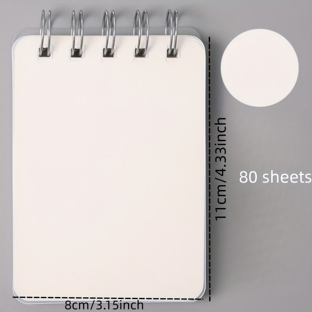 1pc Portable Mini Note Book Coil Notebook Notepad Calendar Book