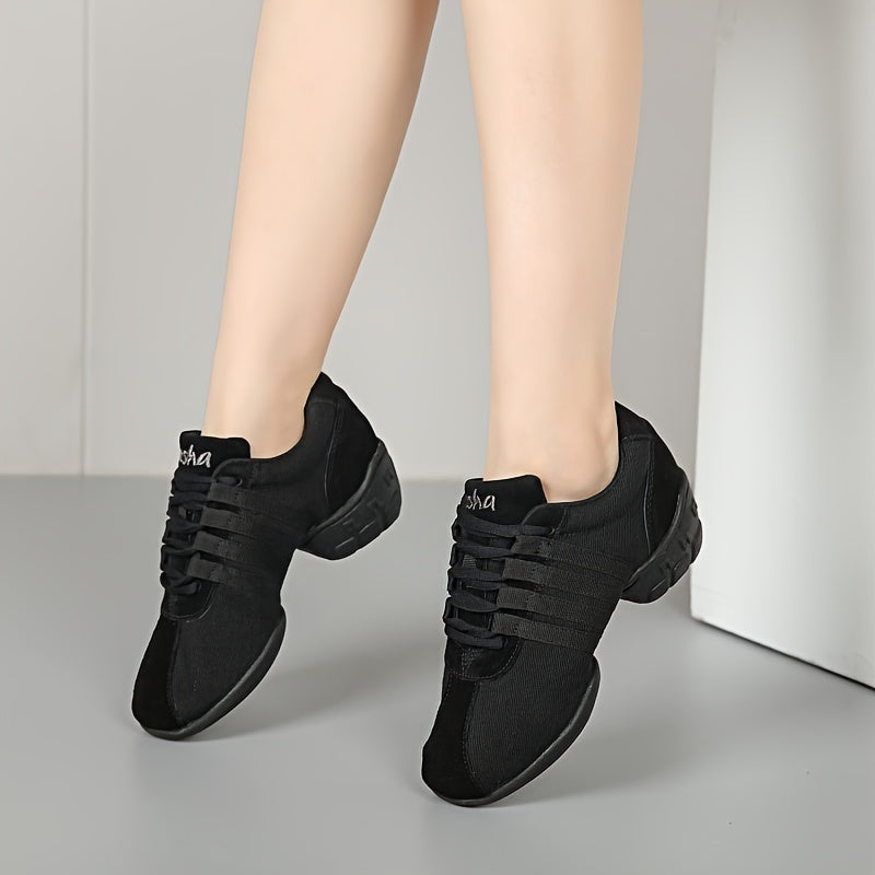 Women's Soft Sole Non Slip Dance Shoes Modern Jazz Ballroom Exercise Training