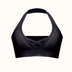 Criss Cross Hollow Push Up Bra Backless Comfortable Stretch Bra
