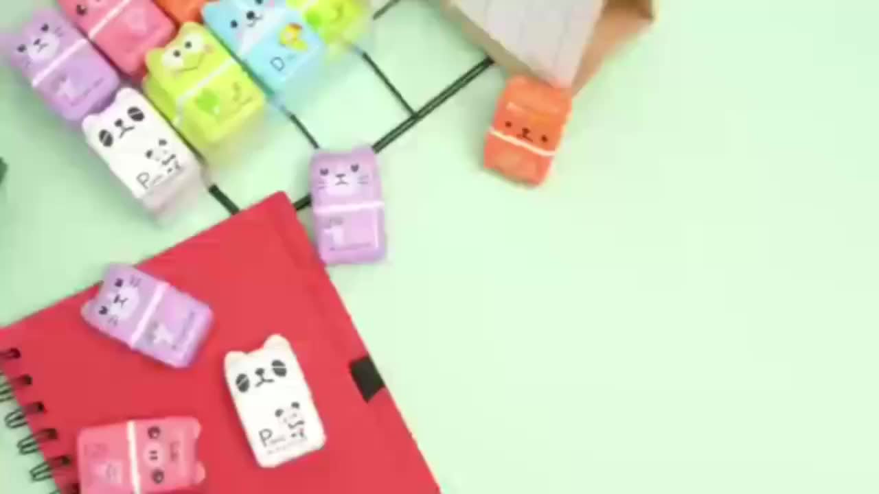Pencil Roller Eraser With Cleaning Ball Shaving Box Eraser