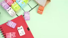 Pencil Roller Eraser With Cleaning Ball Shaving Box Eraser