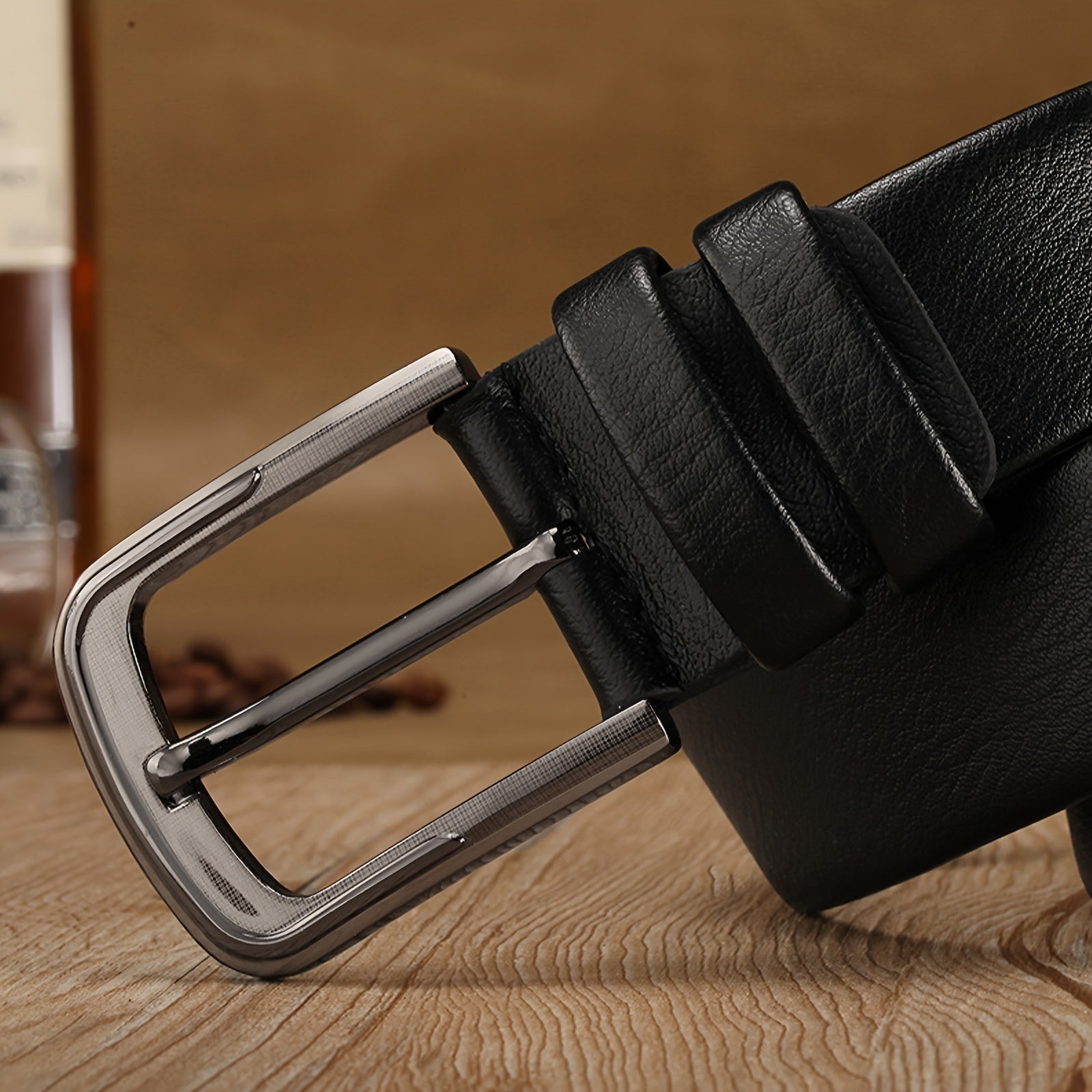 Men's Pin Buckle Work & Business Belt for Dad & Husband