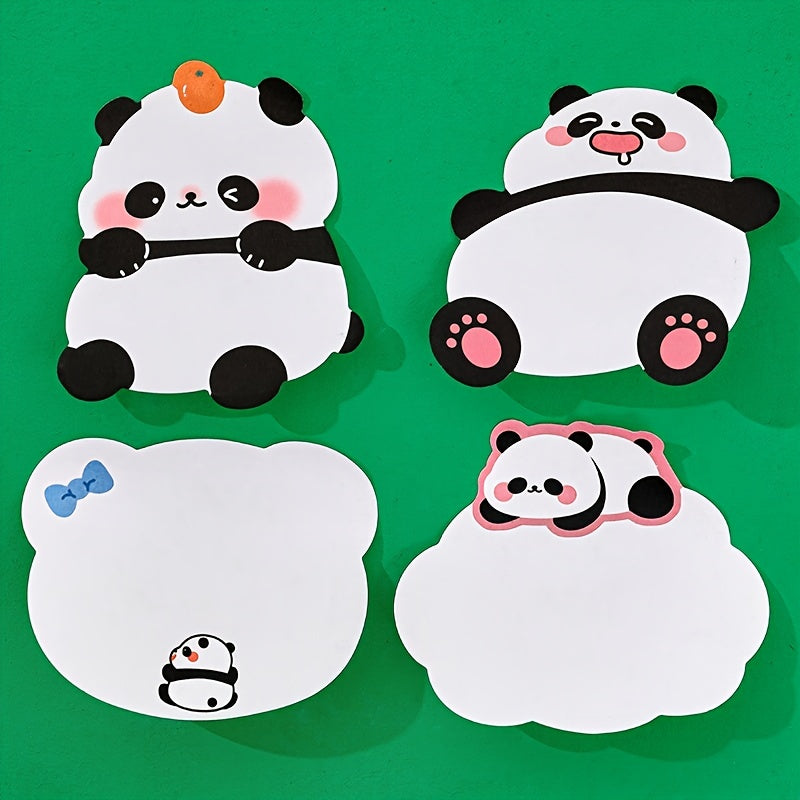 4pcs Panda Sticky Notes 120 Sheets Memo Paper School Office