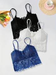 3pcs Lace Underwear Cami Bra Set for Teens 13-20 Years