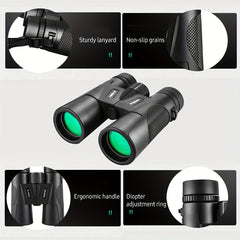 High Magnification Waterproof Binoculars 12x42 BAK4 Prism