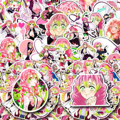 50pcs Cartoon Anime Graffiti Stickers For Laptop Desktop Water Cup Decoration