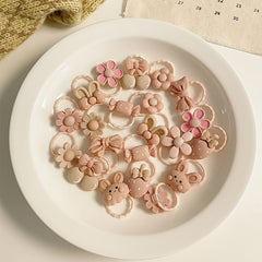 20pcs Cartoon Mini Hair Ties Set Decorative Hair Accessories Gift Girls