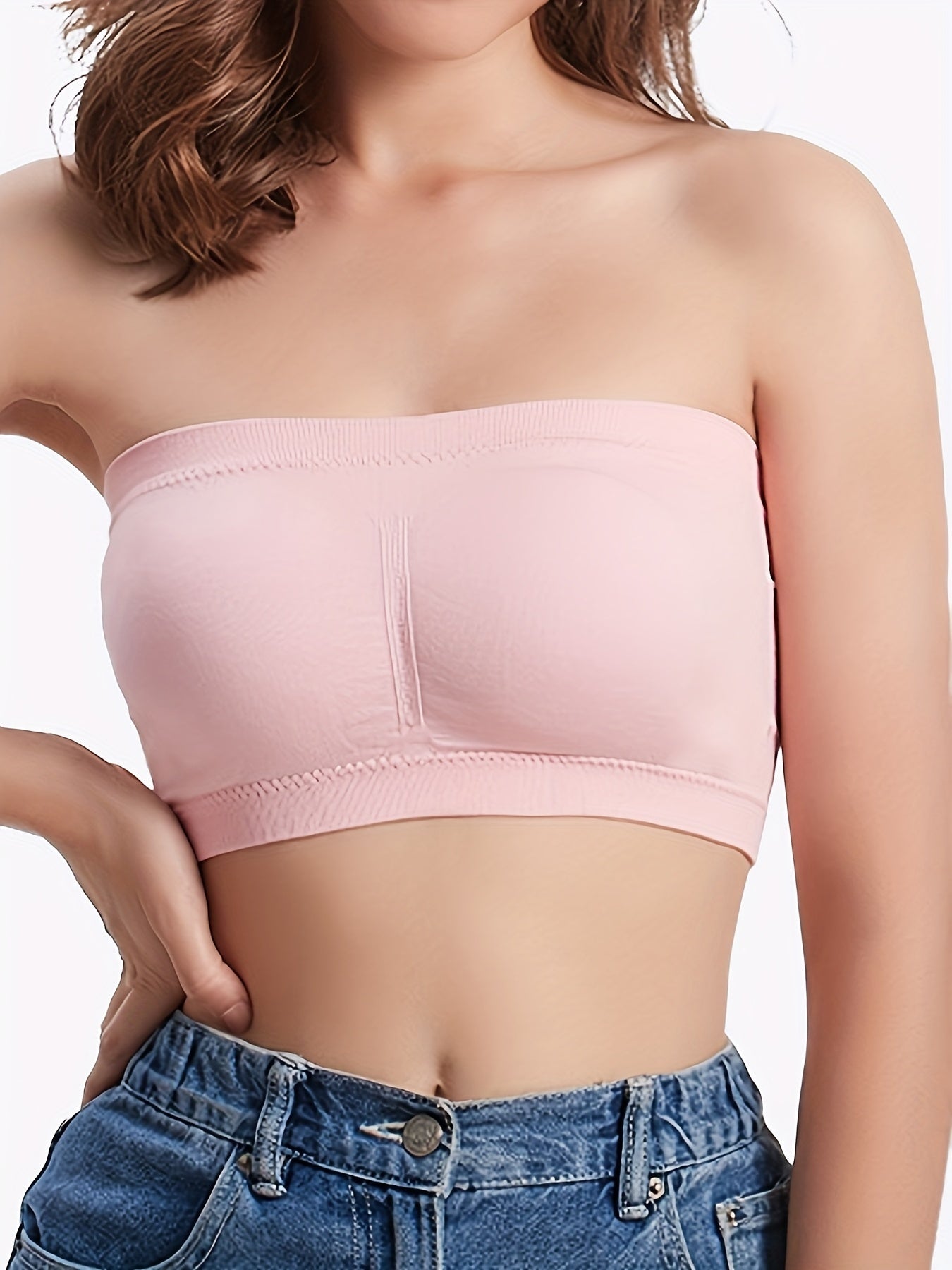 Women's Two Layers Anti-Slip Off The Shoulder Bra