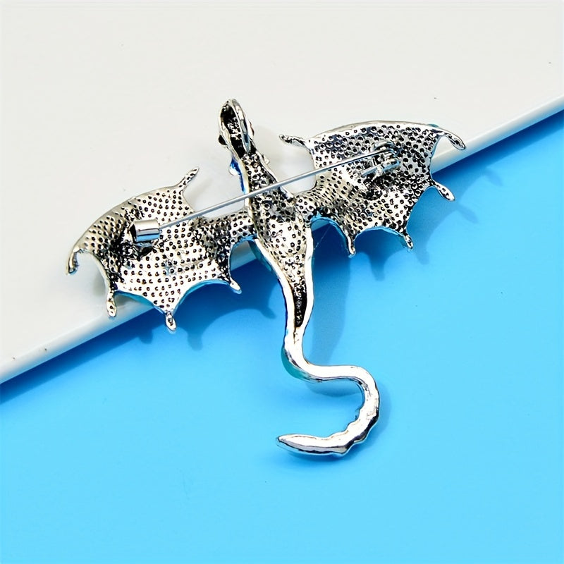 Creative Dragon Brooch Animal Corsage Pin Enamel Painting All-match Accessory