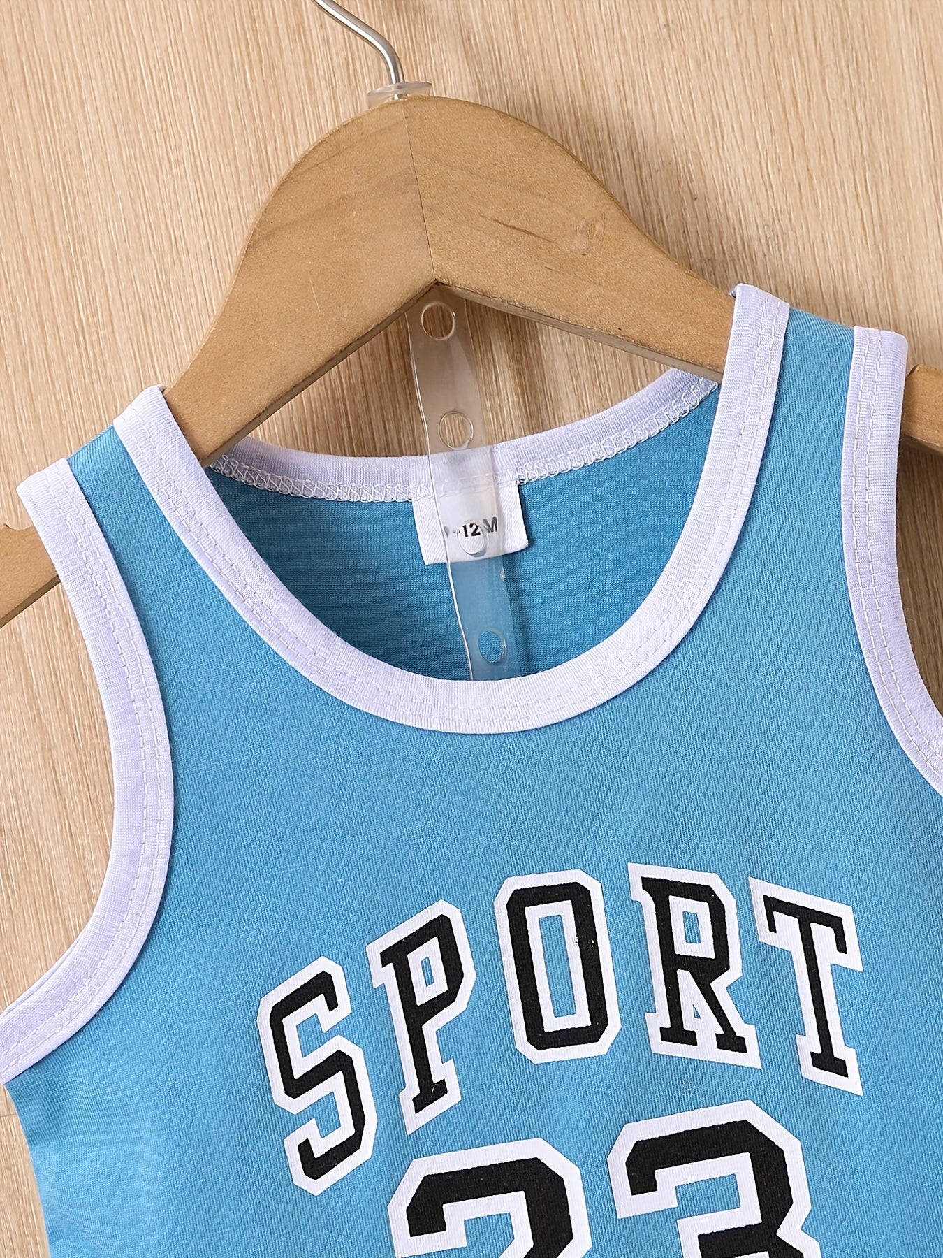 2pcs Baby Boys Casual SPORT Tank Top & Shorts Set for Summer