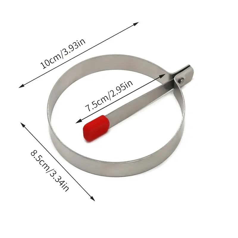 1pc Stainless Steel Omelet Set Heat Circle Type
