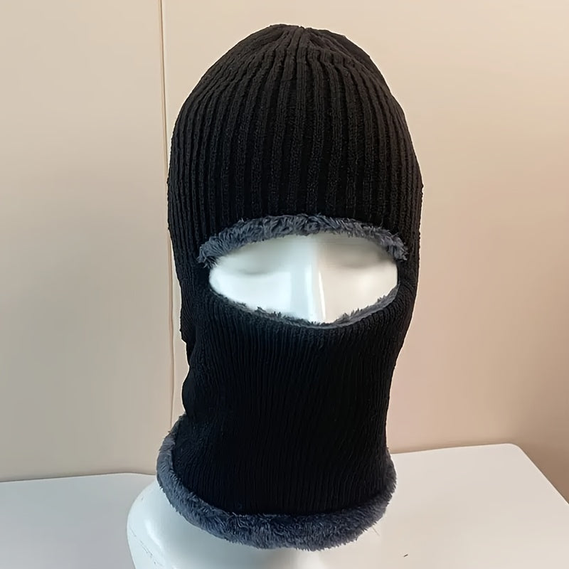 Fleece Balaclava Hat Ski Mask Unisex Winter Pullover Hat