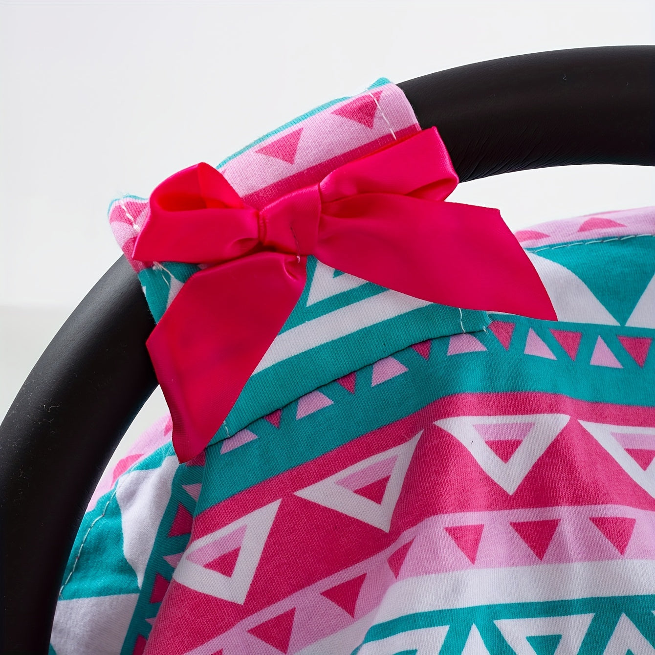 Geometric Triangle Print Car Seat Sunshade Cover