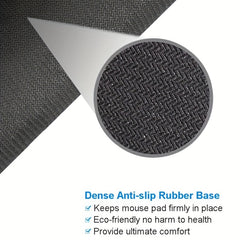Waterproof Marble Round Mouse Pad Non Slip Rubber Base Mouse Pad