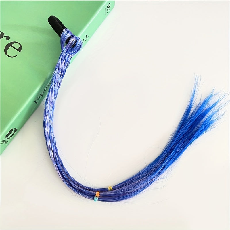 Gradient Braid Hair Ring for Kids