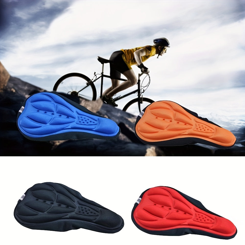 3D Soft Cycling Bike Seat Cover - Comfortable Cushion Saddle