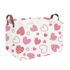 Pink Rectangular Mother's Basket & Baseball Father's Gift Basket