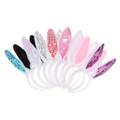Bunny Rabbit Ear Headband Plush Hairband Costume Party Easter Hair Accessories