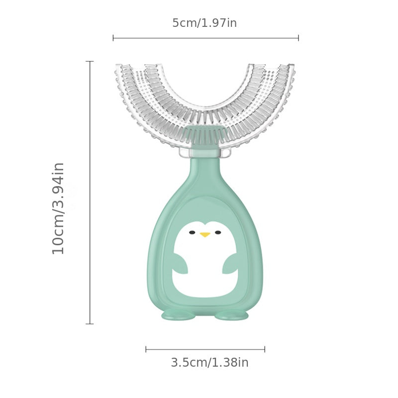 Soft Silicone U Shaped Toothbrush for Kids