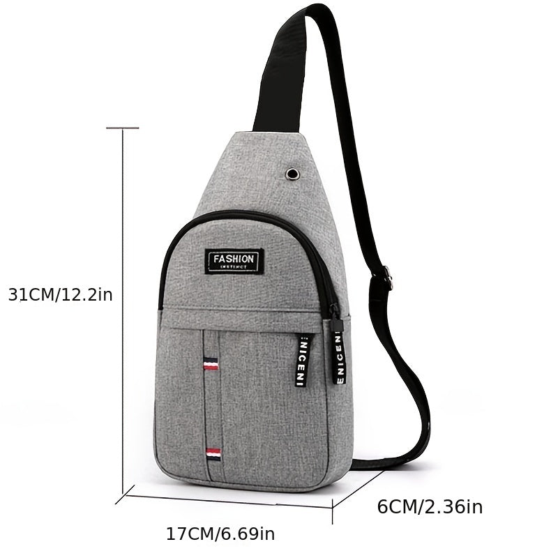 Men's Chest Bag Shoulder Bag Outdoor Sports Waterproof Messenger Bag