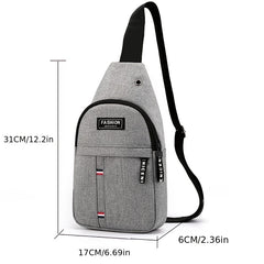 Men's Chest Bag Shoulder Bag Outdoor Sports Waterproof Messenger Bag
