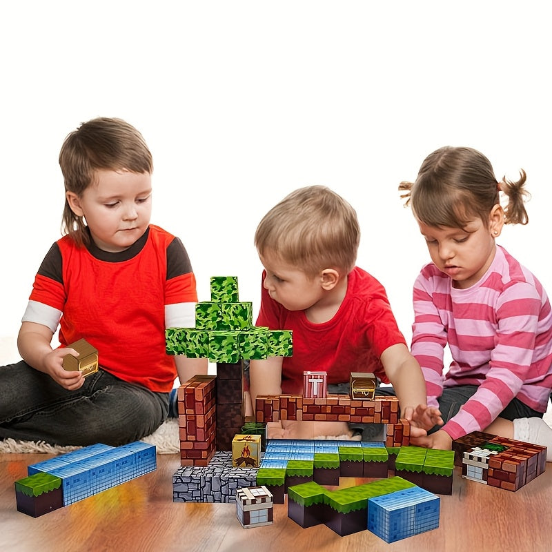 100pcs Magnetic Toy Set ABS Building Blocks