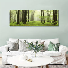 Large Green Forest Trees Art Landscape Wall Decor Canvas Prints